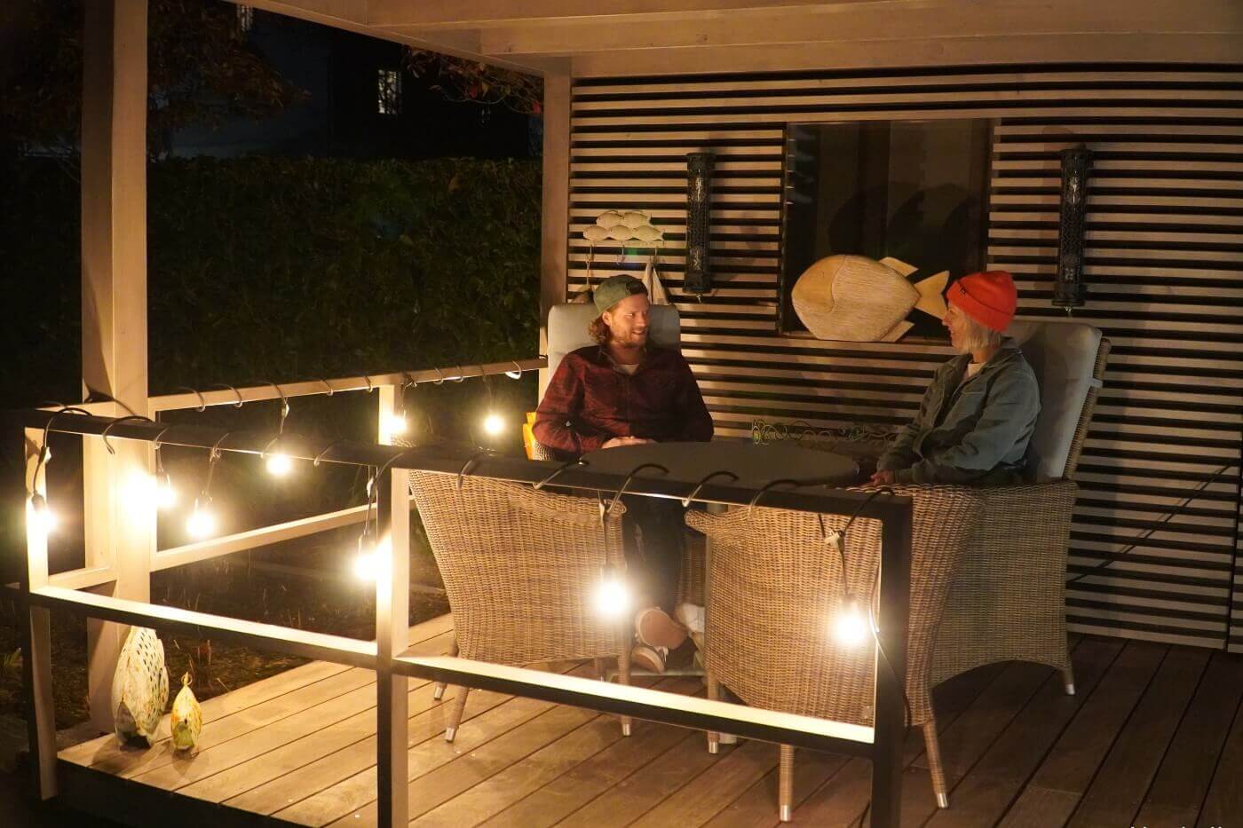 Lichterkette Outdoor für ein gemütliches Ambiente auf Balkon und Terrasse