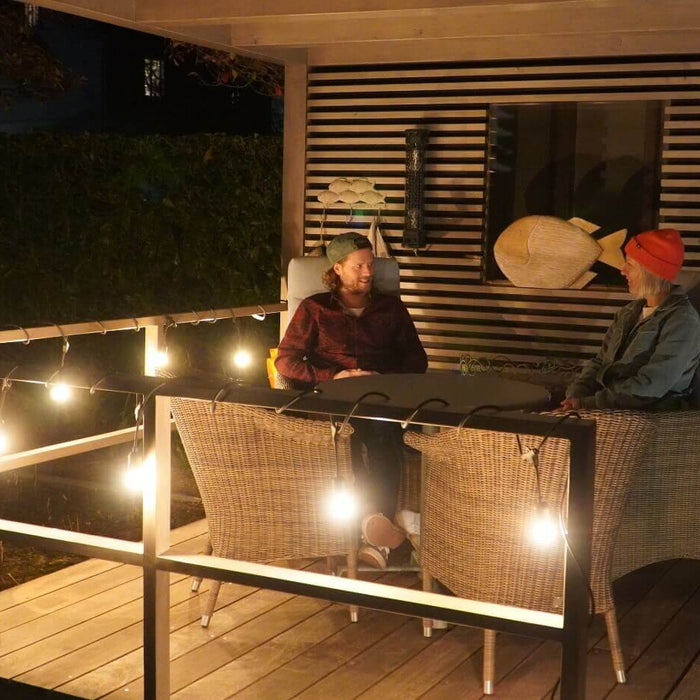 Lichterkette Outdoor für ein gemütliches Ambiente auf Balkon und Terrasse