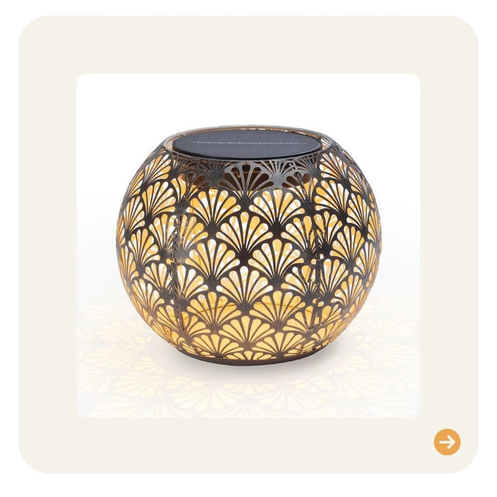 Solar Antic Globe Santana 18x22cm