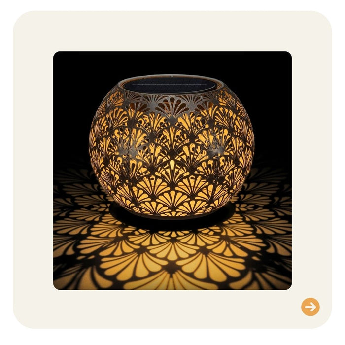 Solar Antic Globe Santana 18x22cm