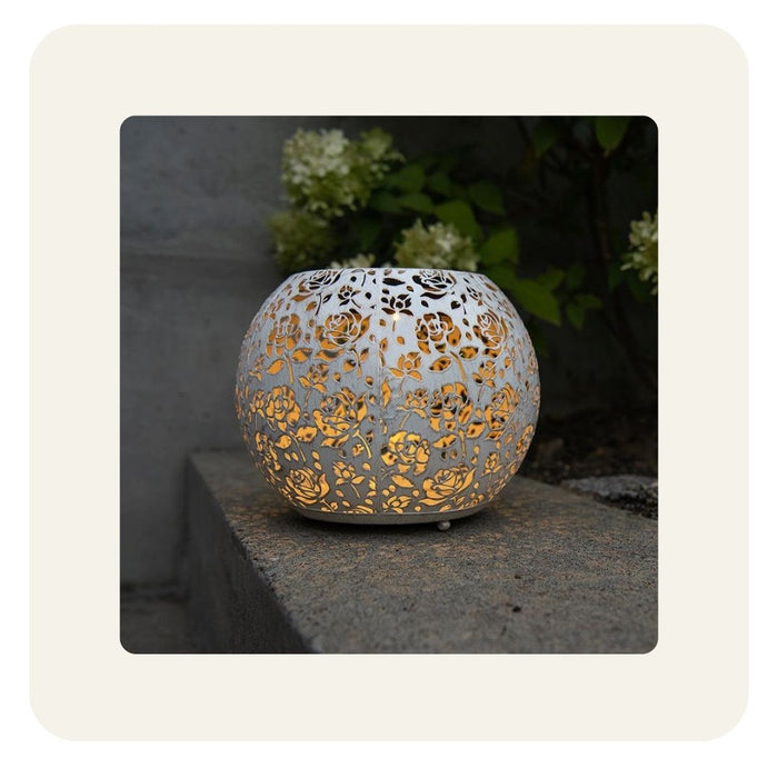 Solar Antic Globe Baccara 18x22cm