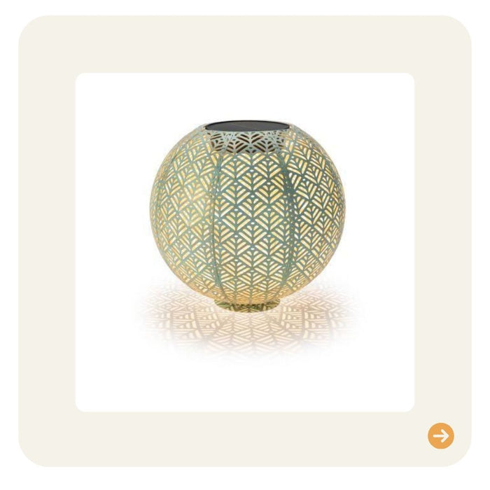 Solar Antic Ball Sofia aquamarine 30cm