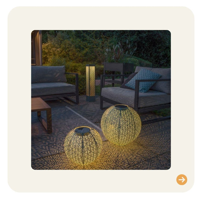 Solar Antic Ball Sofia aquamarine 30cm