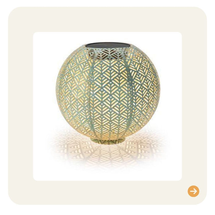 Solar Antic Ball Sofia aquamarine 40cm