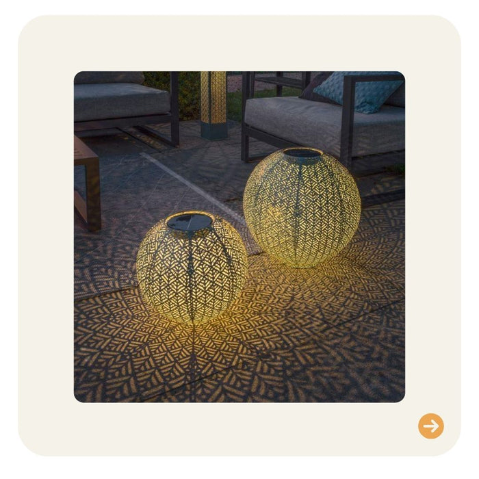 Solar Antic Ball Sofia aquamarine 40cm