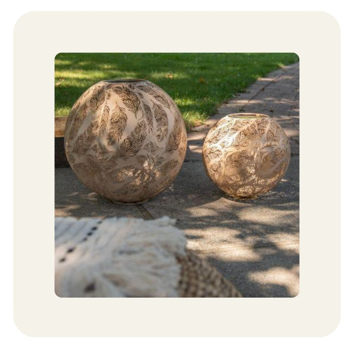 Solar Antic Ball Feather sand 40cm