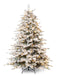 Beschneiter Weihnachtsbaum mit warmweissen LEDs - Lichterketten Shop
