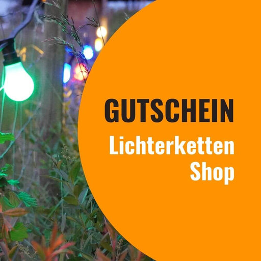 Gutschein - Lichterketten Shop