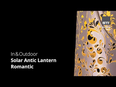 Solar Laterne Antic Romantic 15x16cm