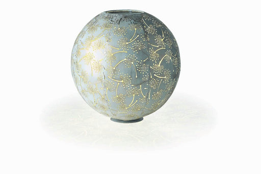 Solar Laterne Antic Ball Dandelion hellblau 40cm